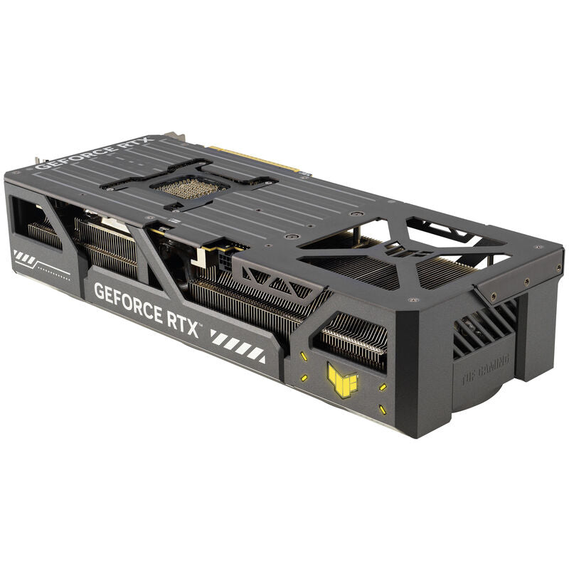 Nærbilde av ASUS TUF RTX 5090 OC Edition RGB-belysning