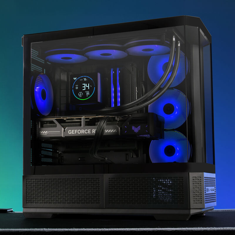 Nærbilde av Thermaltake TH360-S V3 ARGB Sync AIO vannkjøling pumpe