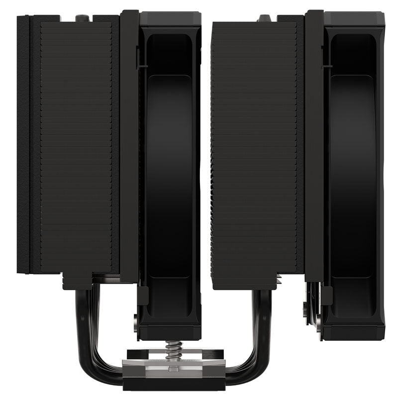 Nærbilde av varmeledere på Corsair A115 CPU-kjøler