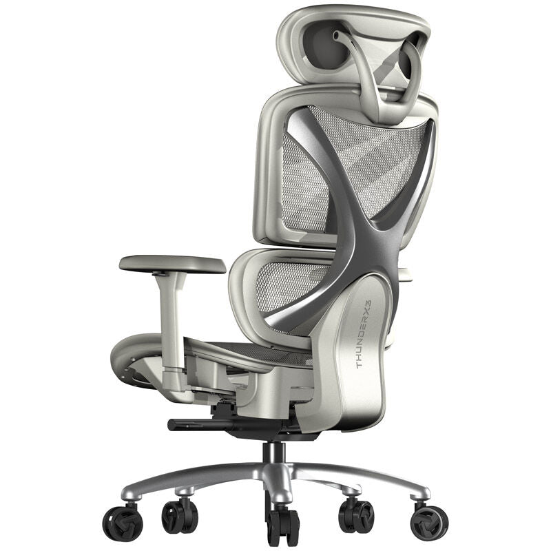 Nærbilde av armlene på ThunderX3 XTC ergonomisk kontorstol mørkegrå