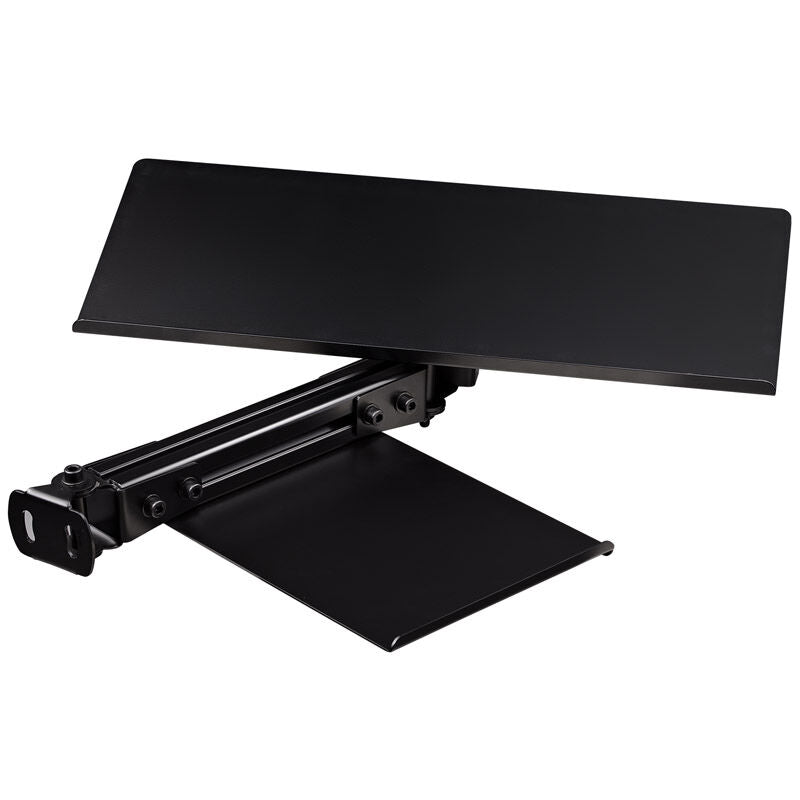 Next Level Racing Elite Keyboard and Mouse Tray Black Edition forfra