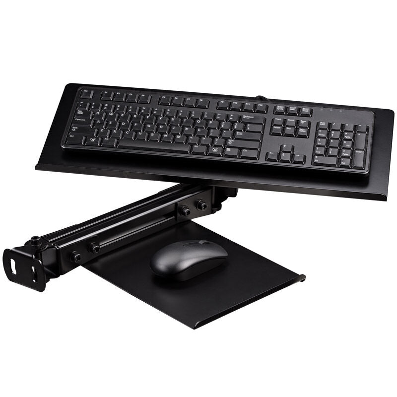 Next Level Racing Elite Keyboard and Mouse Tray Black Edition bakside