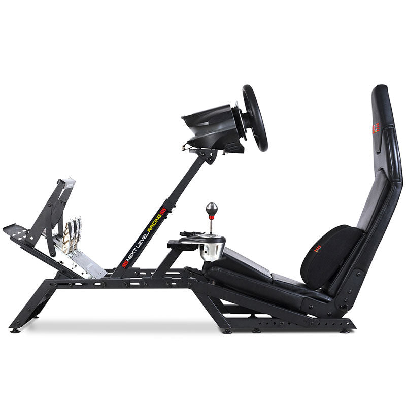Nærbilde av justerbar ryggstøtte i Next Level Racing F-GT Formula and GT simulatorcockpit