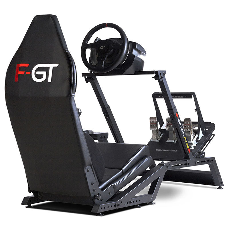 Detalj av pedalholder i Next Level Racing F-GT Formula and GT simulatorcockpit