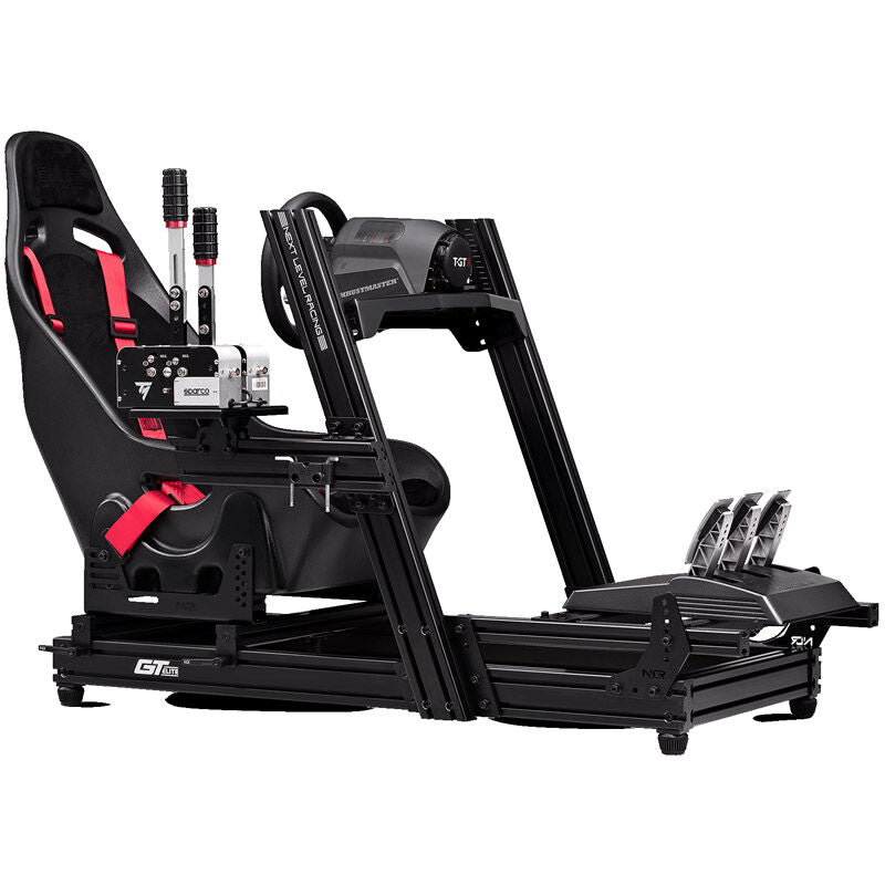 Kabelføringsklips på Next Level Racing GTElite Aluminium Simulator Cockpit Wheel Plate Edition