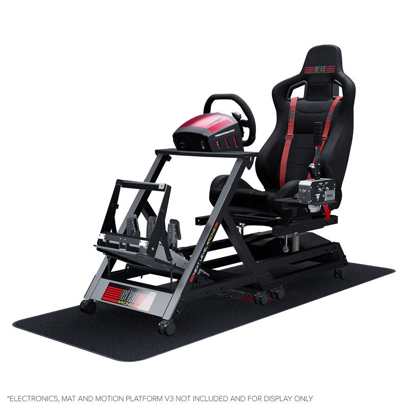 Hjul med låsefunksjon på Next Level Racing GTtrack simulatorcockpit