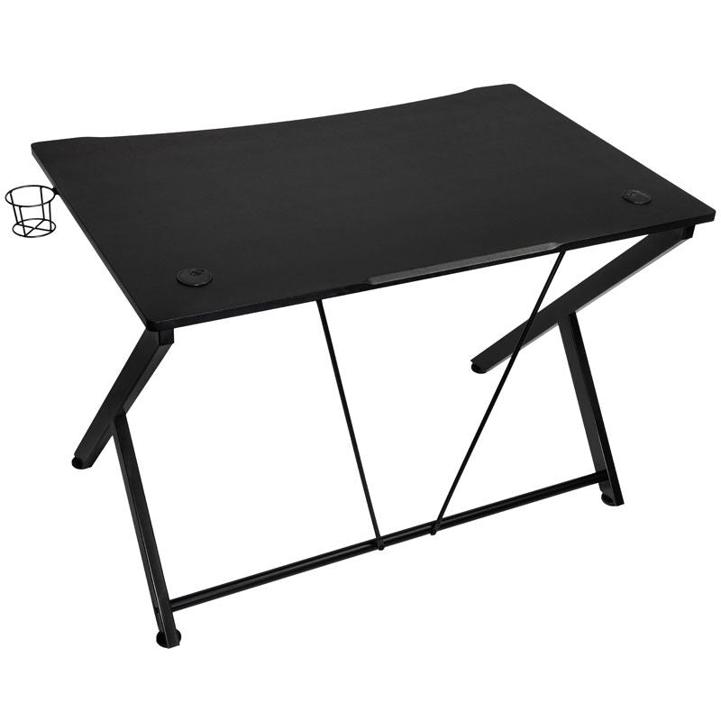 Nitro Concepts D12 gamingpult svart montert i gamingrom