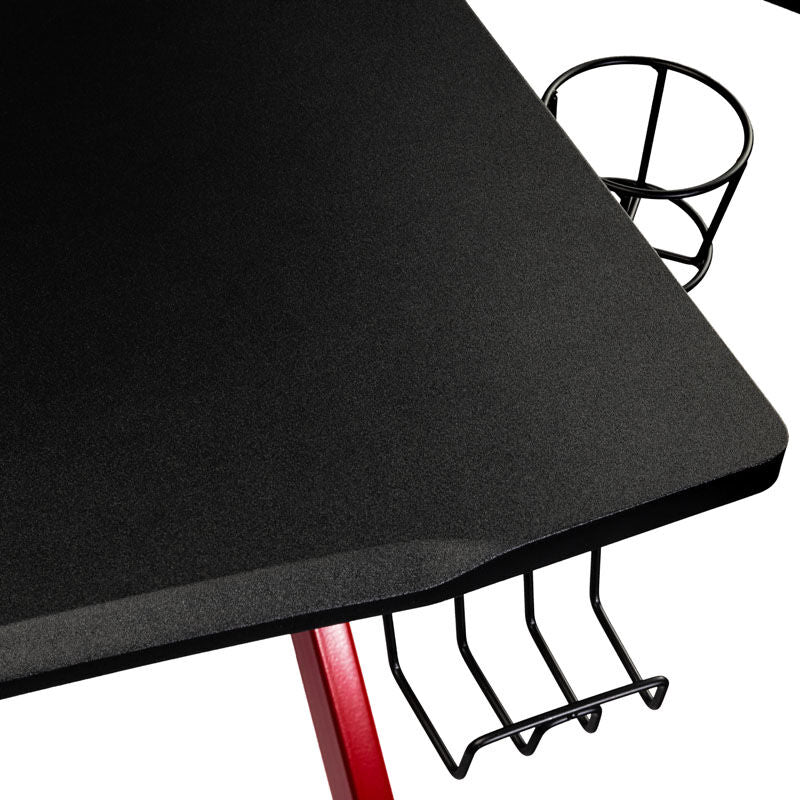 Nitro Concepts D12 gamingpult svart/rød med drikkeholder