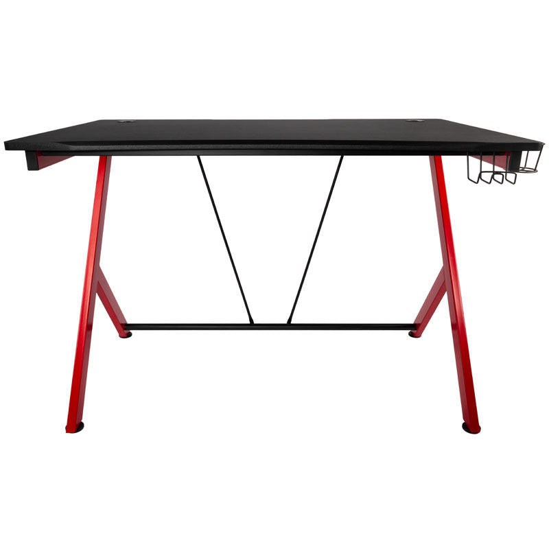 Nitro Concepts D12 gamingpult svart/rød detalj av stålramme
