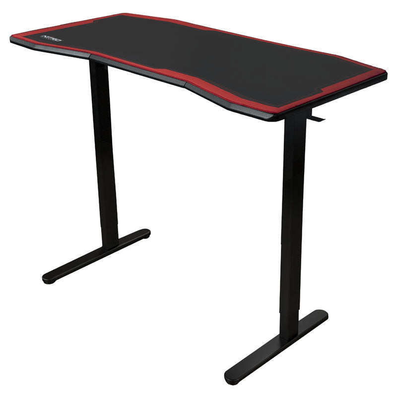Nitro Concepts D16M gamingpult Carbon Red bakside