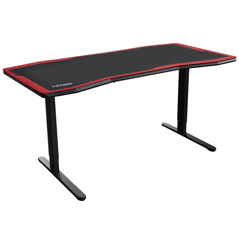 Nitro Concepts D16M gamingpult Carbon Red forfra