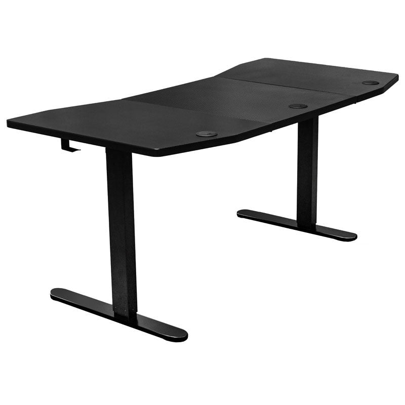 Nitro Concepts D16M gamingpult Carbon Red nærbilde av justerbare ben