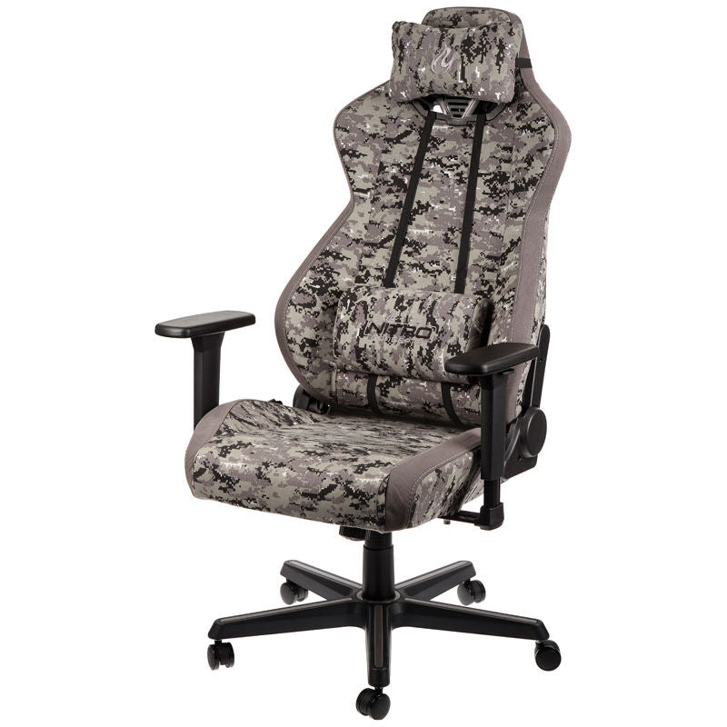 Nitro Concepts S300 gamingstol Urban Camo detalj av stoff