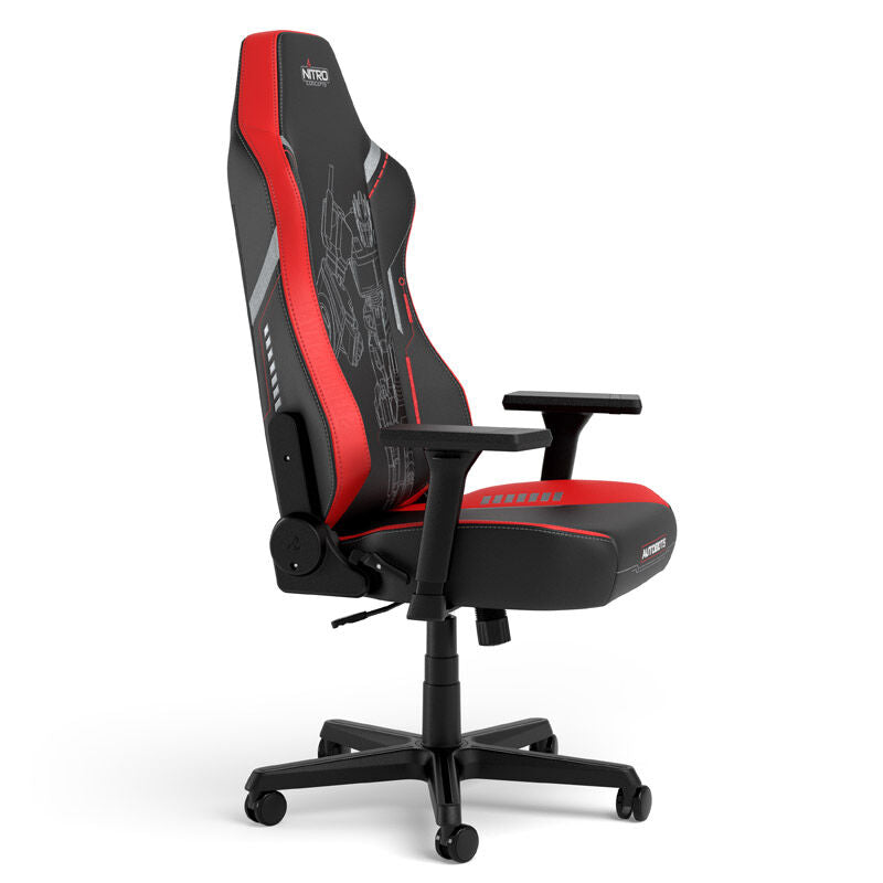 Nitro Concepts X1000 gamingstol Transformers Autobots Edition med fokus på ryggstøtte