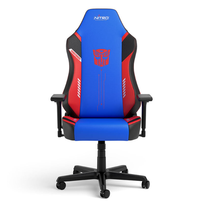 Nitro Concepts X1000 gamingstol Transformers Optimus Prime Edition bakside