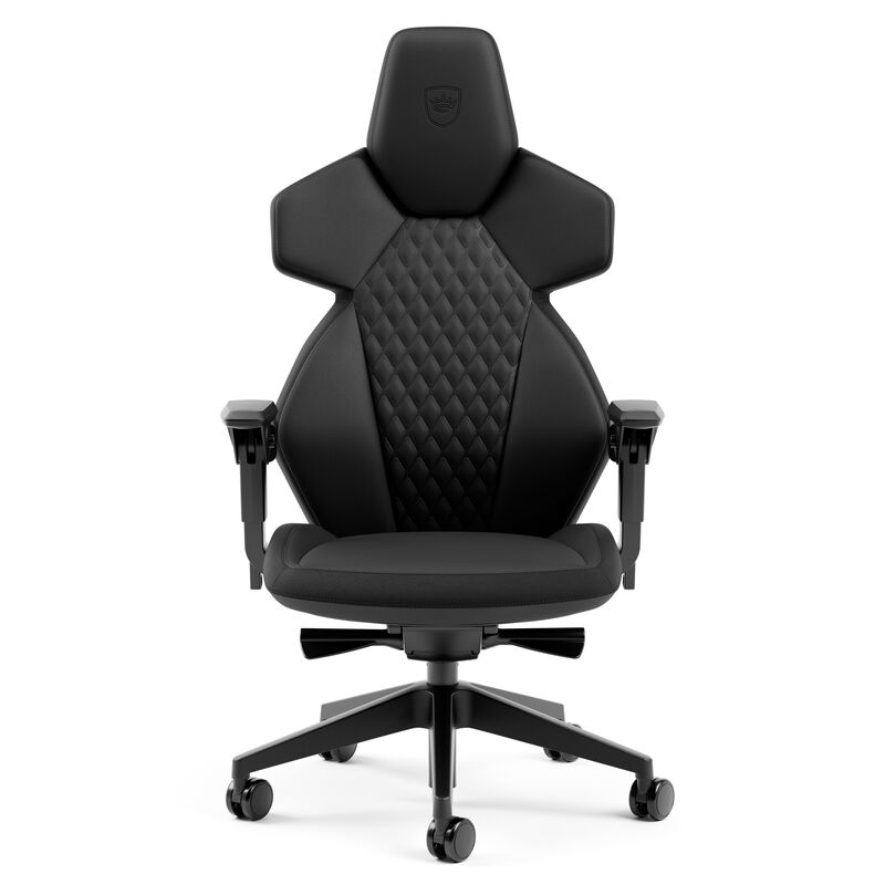 noblechairs DAWN gamingstol kunstlær svart bakside