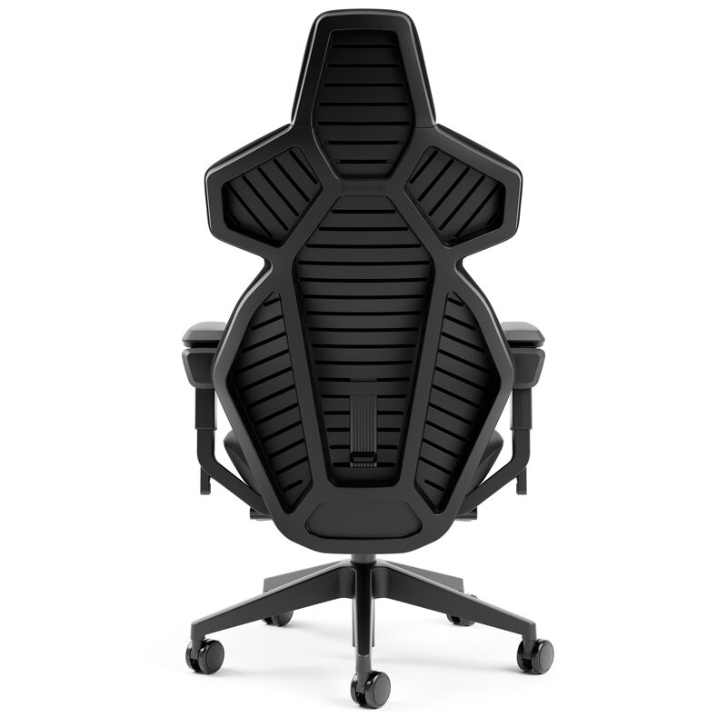 noblechairs DAWN gamingstol kunstlær svart montert ved skrivebord
