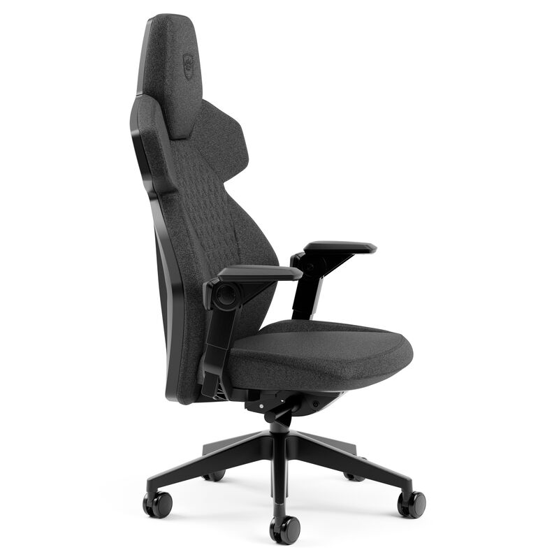 noblechairs DAWN TX gamingstol stoff granitt hjul detalj