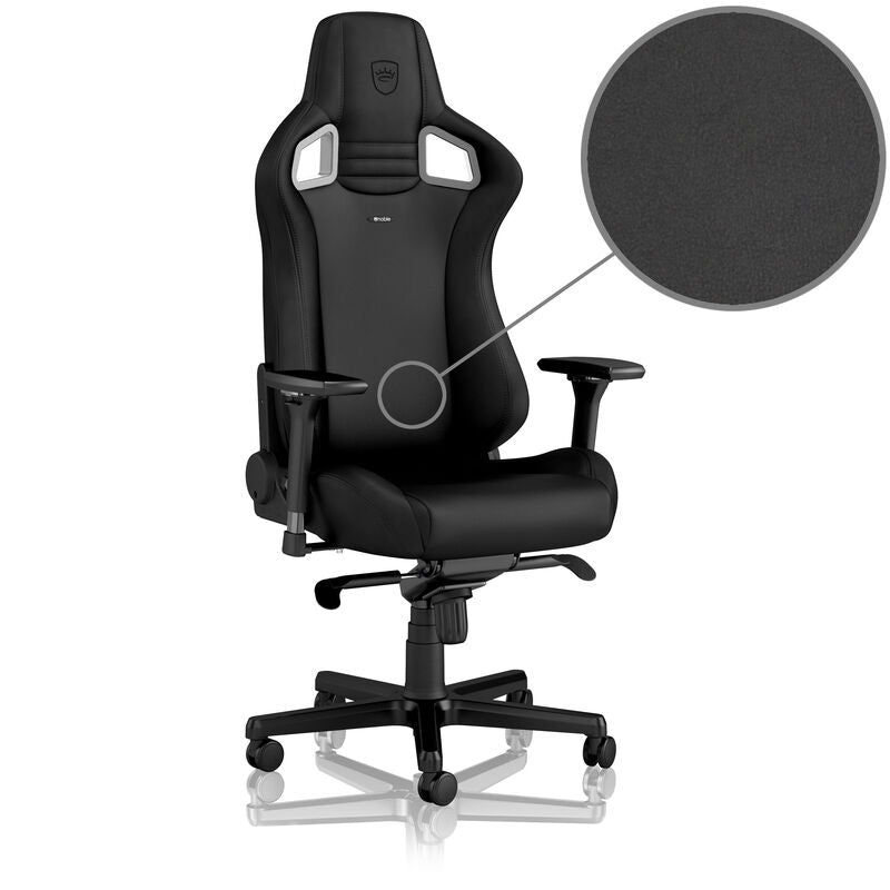noblechairs EPIC Black Edition gamingstol forfra