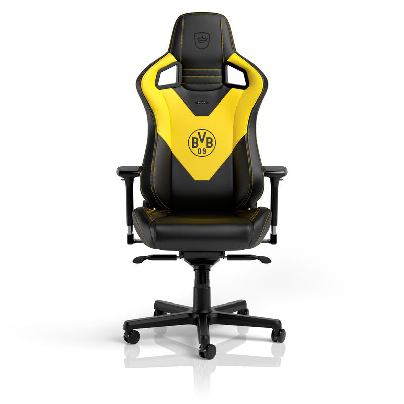 noblechairs EPIC gamingstol Borussia Dortmund Edition detalj av emblem