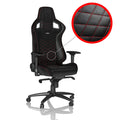 noblechairs EPIC gamingstol kunstskinn svart/rød forfra