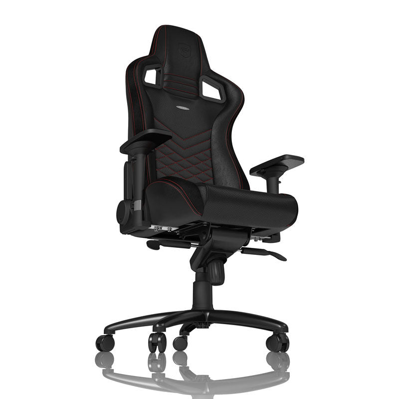 montert noblechairs EPIC gamingstol kunstskinn svart/rød