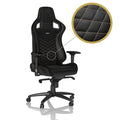 noblechairs EPIC gamingstol svart/gull forfra