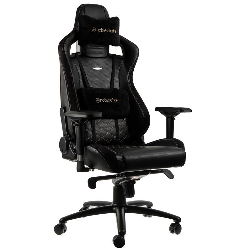 noblechairs EPIC gamingstol svart/gull nakkepute