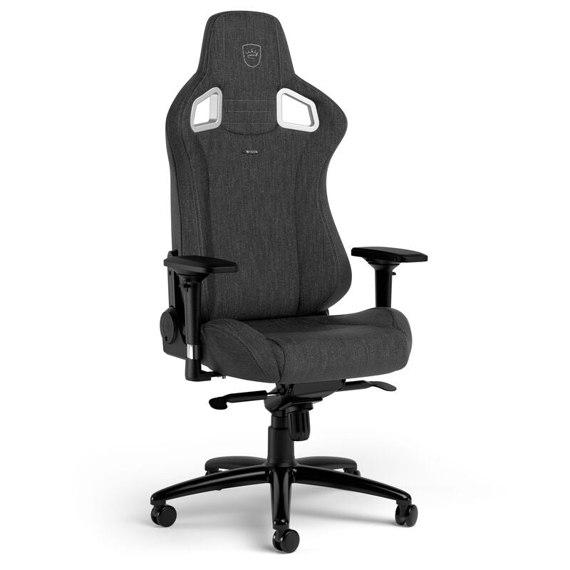 noblechairs EPIC TX gamingstol stoff antrasitt forfra