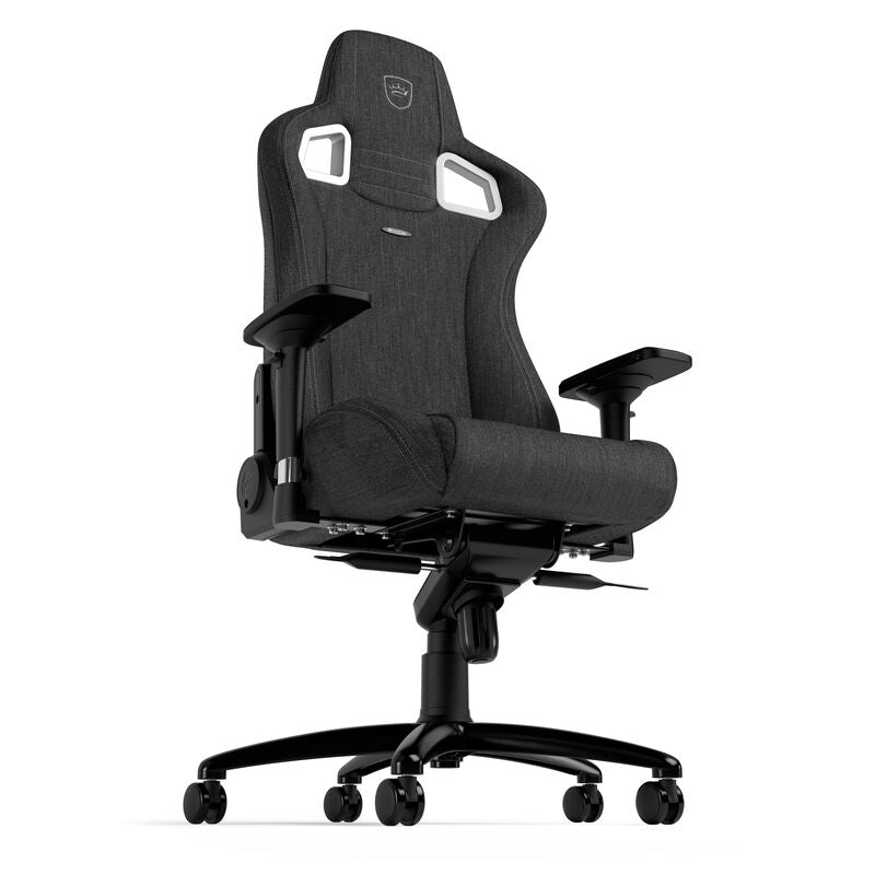 noblechairs EPIC TX gamingstol stoff antrasitt nærbilde av stoff