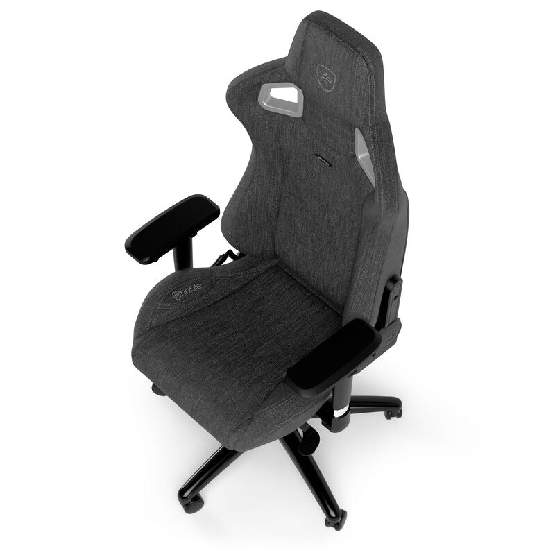 noblechairs EPIC TX gamingstol stoff antrasitt justerbare armlener