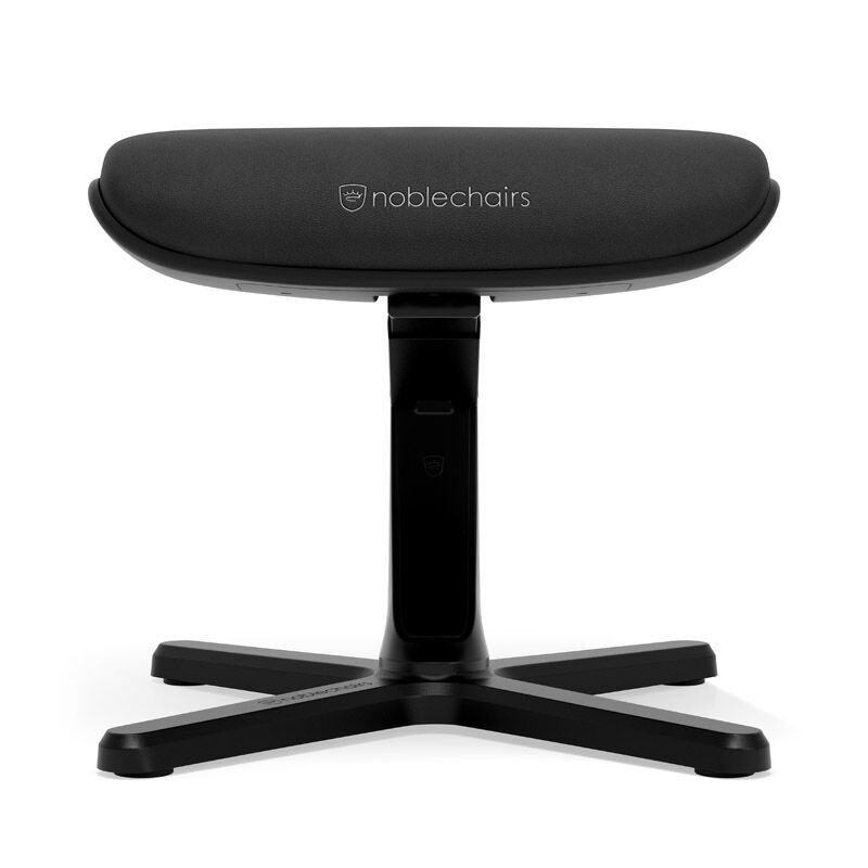 noblechairs Footrest 2 fotstøtte Black Edition materialdetalj