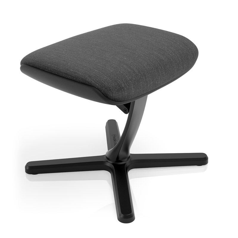 noblechairs Footrest 2 fotstøtte TX antrasitt detalj av stoff