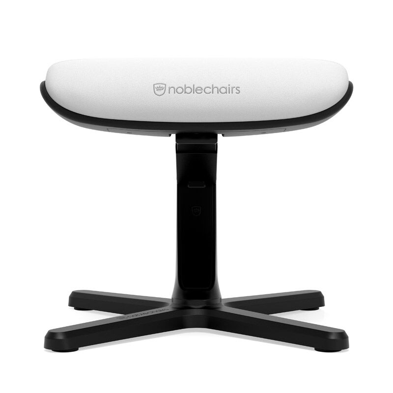 noblechairs Footrest 2 fotstøtte hvit PU-lær ergonomisk - noblechairs