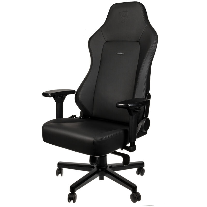 noblechairs HERO Black Edition nærbilde av kunstlær