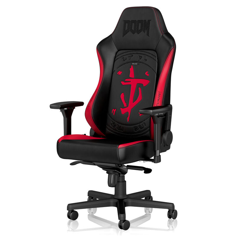 noblechairs HERO gamingstol DOOM Edition svart/rød bakside