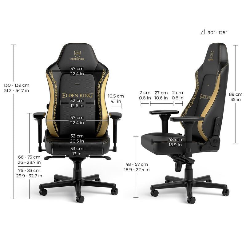 noblechairs HERO Elden Ring Edition hjul og base