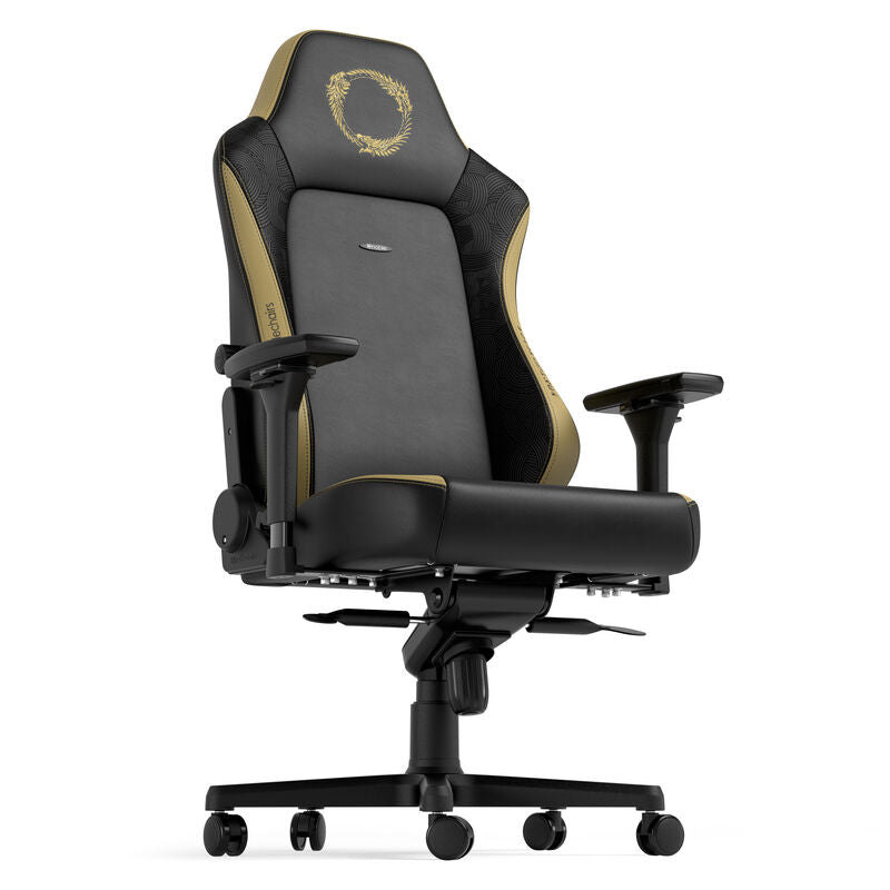 noblechairs HERO gamingstol Elder Scrolls Online Edition nærbilde av armlene