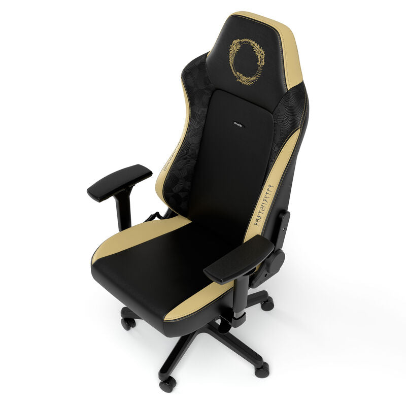 noblechairs HERO gamingstol Elder Scrolls Online Edition nærbilde av sete
