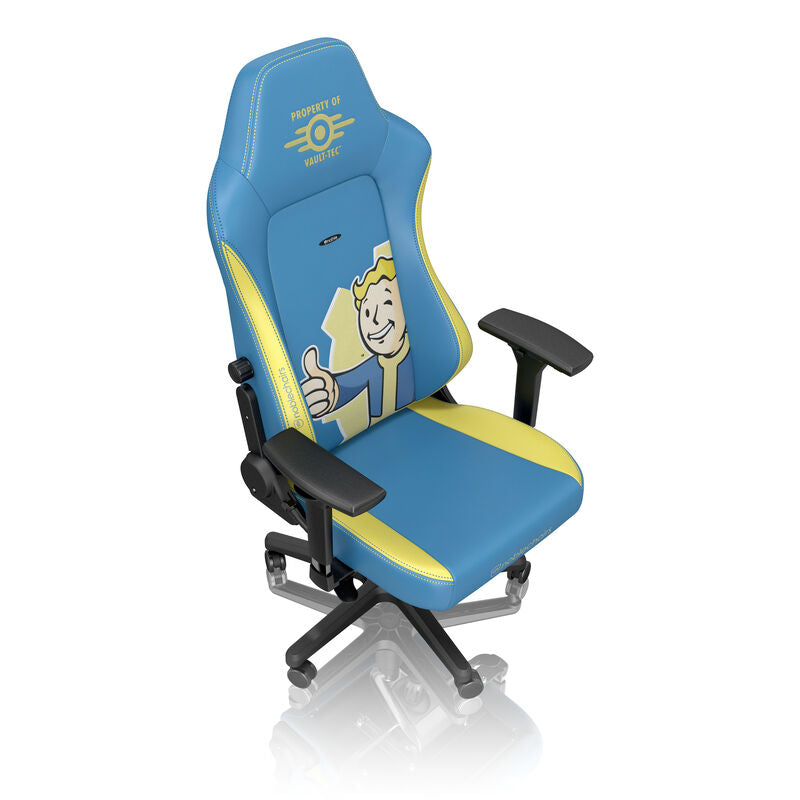 noblechairs HERO gamingstol Fallout Vault-Tec Edition blå justeringsmekanisme