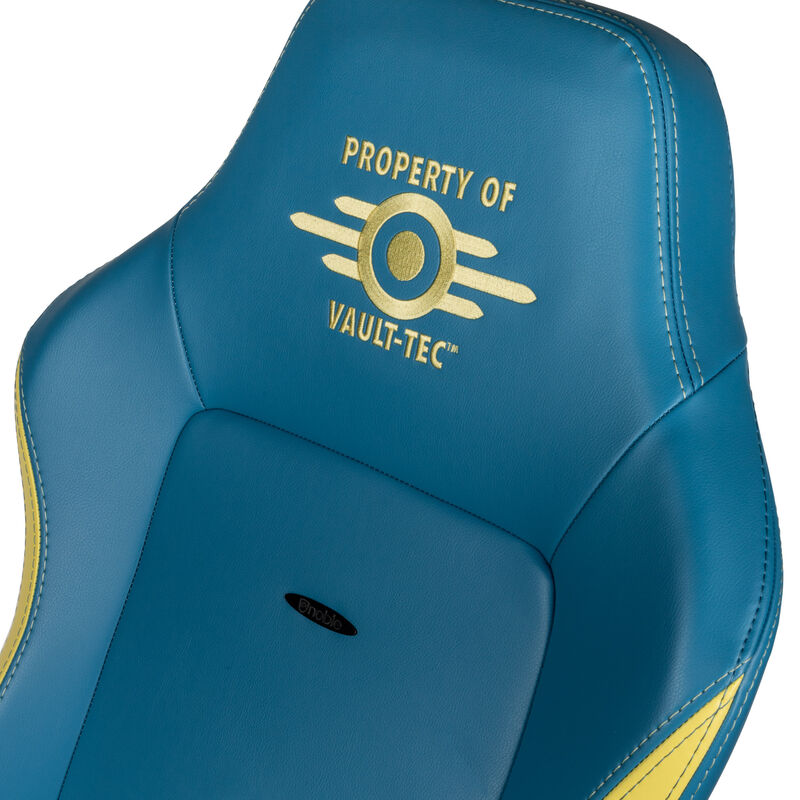 noblechairs HERO gamingstol Fallout Vault-Tec Edition blå armstøtter