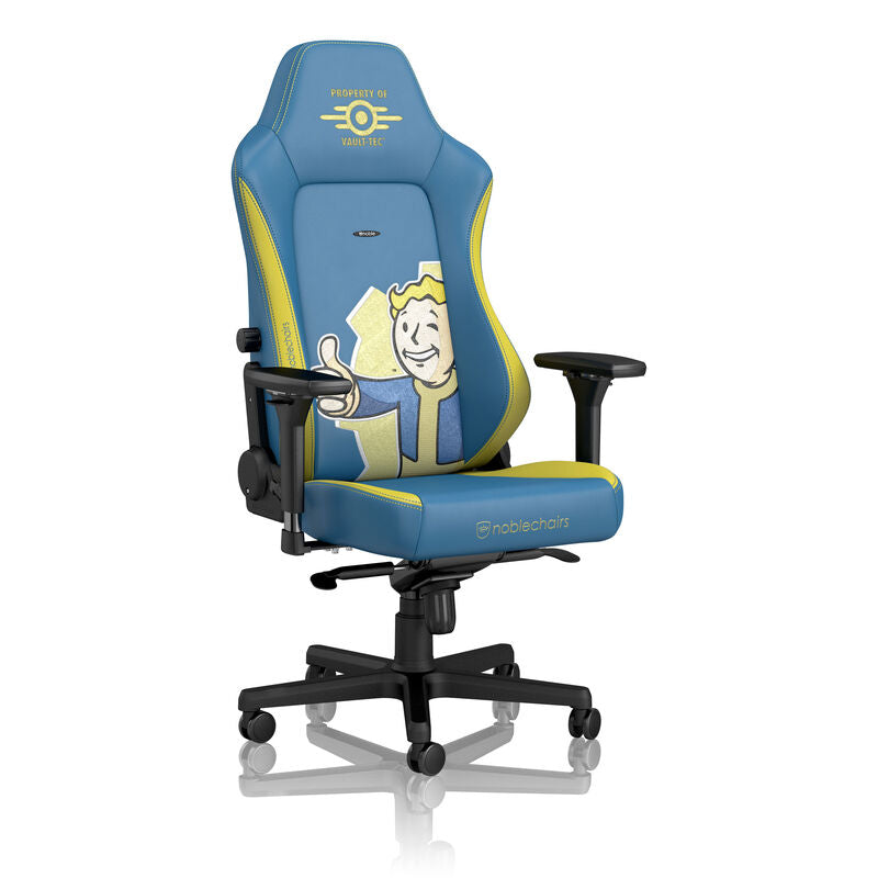 noblechairs HERO gamingstol Fallout Vault-Tec Edition blå forfra