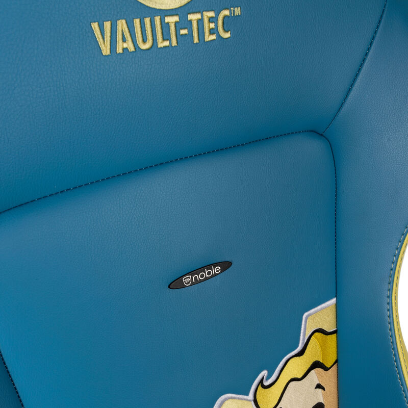 noblechairs HERO gamingstol Fallout Vault-Tec Edition blå polstring