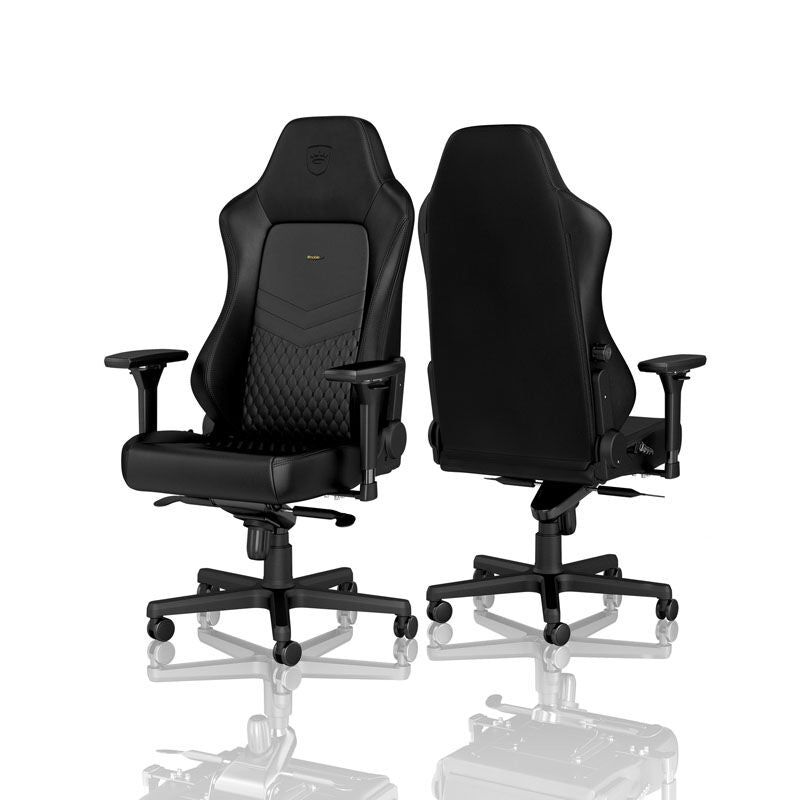 noblechairs HERO gamingstol ekte skinn svart bakside