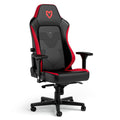 noblechairs HERO gamingstol MOUZ Edition svart/rød forfra