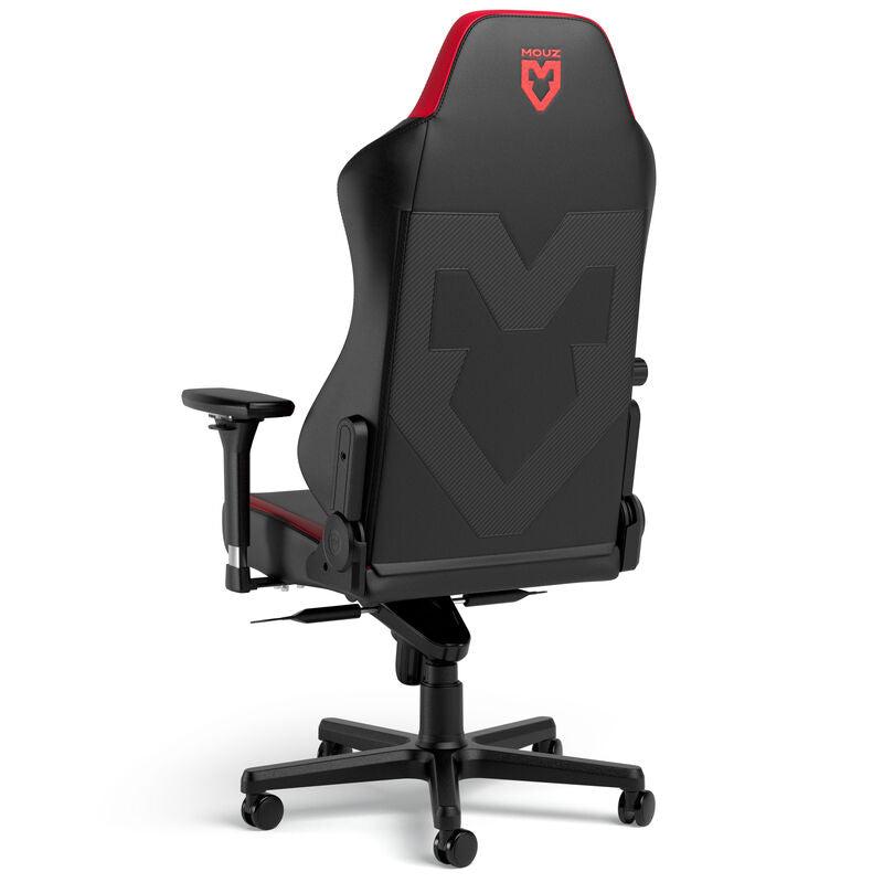 noblechairs HERO gamingstol MOUZ Edition svart/rød montert