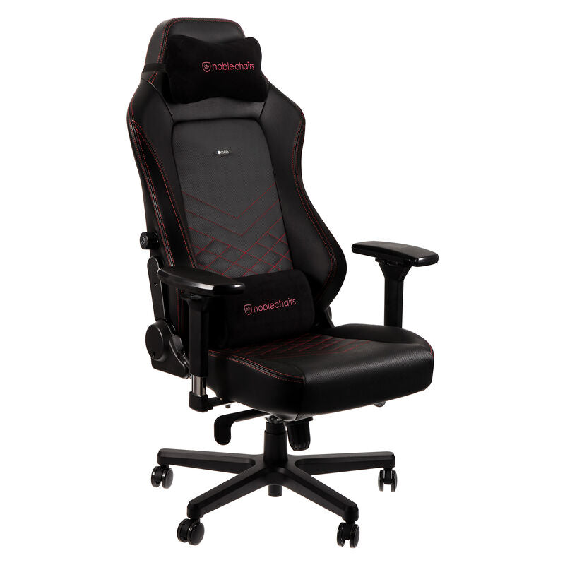 noblechairs HERO gamingstol svart/rød 4D armlener kaltskum polstring