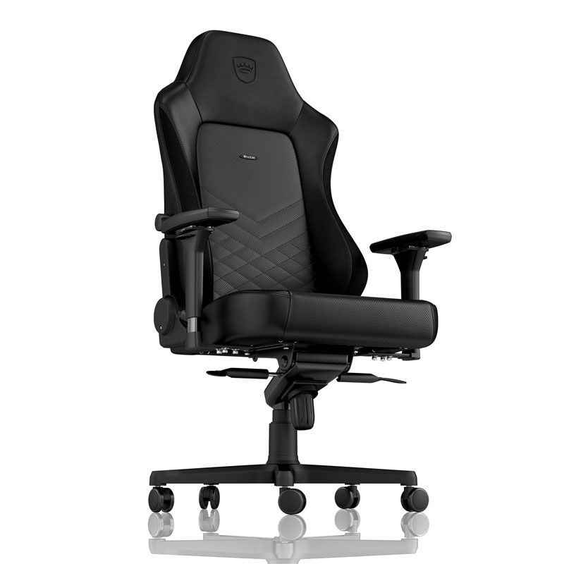 noblechairs HERO gamingstol svart montert i rom