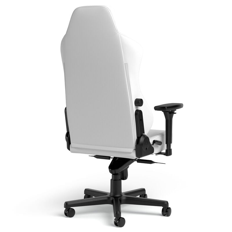 detaljbilde av noblechairs HERO gamingstol White Edition stoff