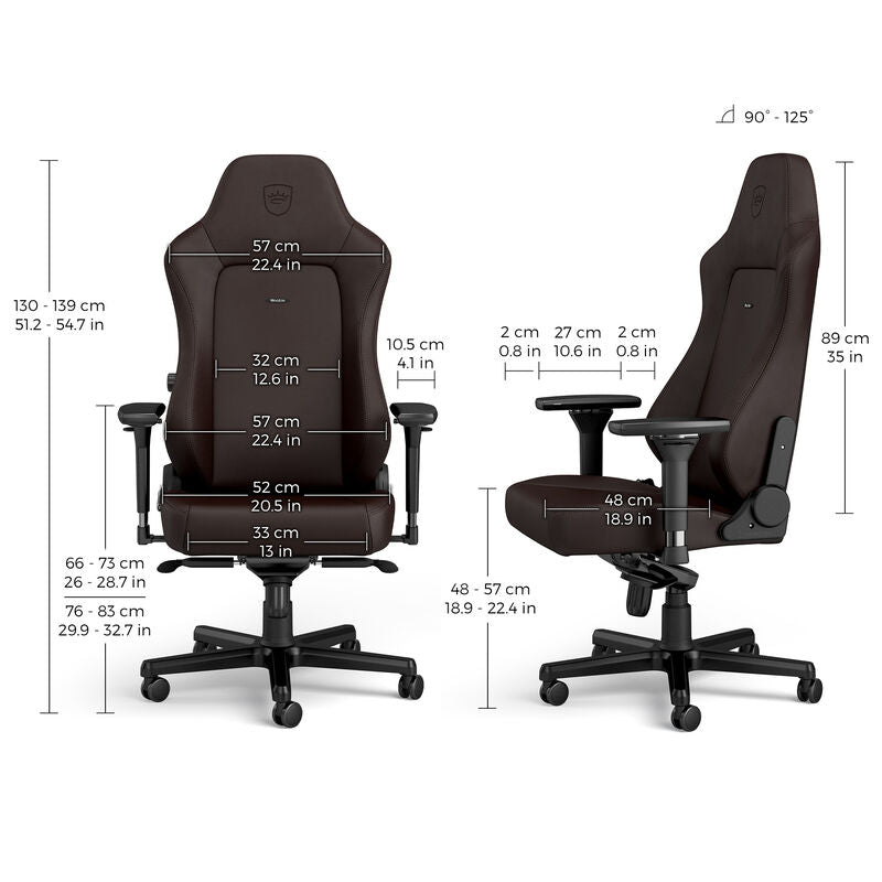 noblechairs HERO gamingstol Java Edition nærbilde